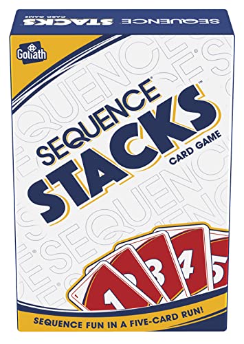 Goliath Sequence Stacks, Kartenspiel für bis zu 6 Spieler, Strategisches Spiel für Kinder ab 7 Jahren von Goliath Toys