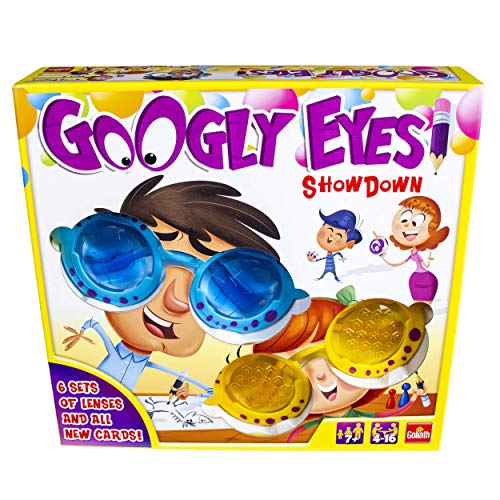 Googly Eyes Showdown: Das verzerrende Zeichenspiel für die Familiensicht, für 4–16 Spieler, ab 7 Jahren von Goliath