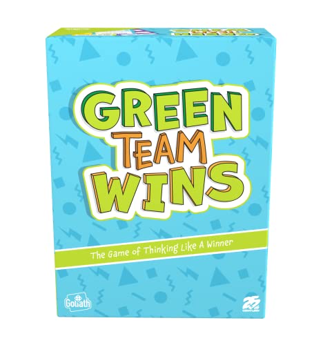Goliath Games - Green Team Wins, The Game of Thinking Like a Winner, Family Party Games, for 3-6 Players, Ages 10+ Goliath Games - Green Team Wins, The Game of Thinking Like a Winner, Family Party Games, for 3-6 Players, Ages 10+ von Goliath