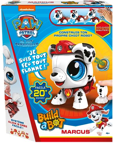 Goliath Paw Patrol – Marcus-Build A Bot – Bauspiel – Interaktives Spielzeug – Bauen Sie Ihren eigenen Roboterwelpen – für Kinder ab 4 Jahren – Klanglernen – Nicht im Lieferumfang enthalten – 20 Teile Goliath Paw Patrol – Marcus-Build A Bot – Bauspiel – Interaktives Spielzeug – Bauen Sie Ihren eigenen Roboterwelpen – für Kinder ab 4 Jahren – Klanglernen – Nicht im Lieferumfang enthalten – 20 Teile von Goliath