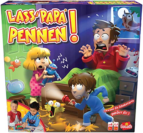 Goliath Lass Papa Pennen, Kinderspiele ab 5 Jahren und 2 bis 4 Spieler, Gesellschaftsspiel für Junge und Mädchen von Goliath Toys