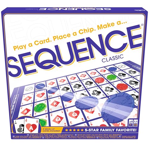 Sequence Original, Ein Brettspiel Für Kinder und Erwachsene Ab 7 Jahren, Strategisches Kartenspiel Mit Deutsches Handbuch verfügbar, Gesellschaftsspiel für 2-12 Spieler von Goliath Toys