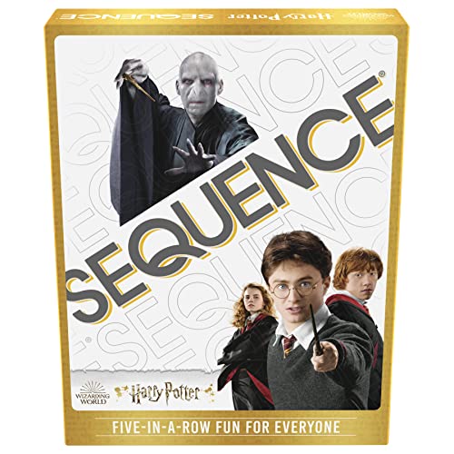 Sequence Harry Potter - Ein Brettspiel Für Kinder und Erwachsene Ab 7 Jahren - Strategisches Kartenspiel Mit Spannenden Wendungen - Pädagogisches Gesellschaftsspiel Für 2-12 Spieler von Goliath Toys