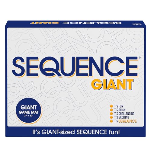Sequence Jumbo, lustiges Familien-Strategiespiel, für 2-12 Spieler, ab 7 Jahren von Goliath