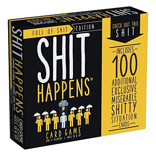 Goliath Shit Happens, Englisch Kartenspiel Erwachsene ab 18 Jahren, Gesellschaftsspiele für 2 oder Mehr Personen Goliath Shit Happens, Englisch Kartenspiel Erwachsene ab 18 Jahren, Gesellschaftsspiele für 2 oder Mehr Personen von Goliath