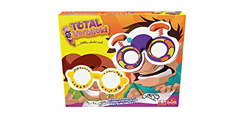 Goliath Total verblickt - Alles dreht sich – Lustiges Partyspiel ab 7 Jahren zum Rätseln und Lachen – Mit Extra-Wirbel-Brille – Für 4-16 Spieler von Goliath Toys