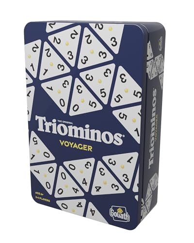 Triominos The Original Tour Edition, Reisespiele ab 6 Jahren, Gesellschaftsspiele für 2 bis 4 Spieler von Goliath Toys