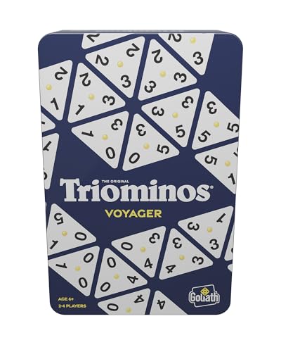 Triominos The Original Tour Edition, Reisespiele ab 6 Jahren, Gesellschaftsspiele für 2 bis 4 Spieler von Goliath Toys