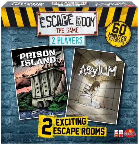 Escape Room: The Game - 2 Player Edition | 2 aufregende Escape Rooms in Ihrem eigenen Zuhause | Brettspiele für Erwachsene | Für 2 Spieler | ab 16 Jahren Escape Room: The Game - 2 Player Edition | 2 aufregende Escape Rooms in Ihrem eigenen Zuhause | Brettspiele für Erwachsene | Für 2 Spieler | ab 16 Jahren von Goliath