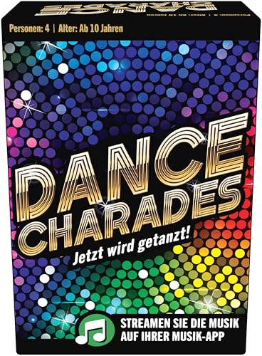 Goliath – Dance Charades, Gesellschaftsspiel ab 10 Jahren, Spiel für 4 Personen, Scharade Familienspiel Wobei Man Tanzen muss von Goliath