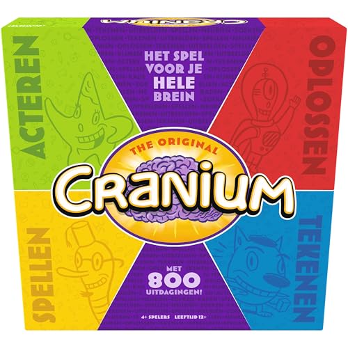 Goliath Funko Games - CRANIUM Original - Hilarisch Partyspel - Volwassenen en Kinderen vanaf 12 Jaar - 800 Uitdagingen Om met Familie of Vrienden Te Spelen - 20 Min - 4+ Spelers - Nederlandse Versie von Goliath