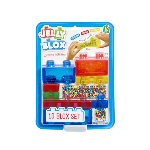 Goliath Jelly Blox – 10-Piece Blox-Set, 10 Große und Weiche Bausteine für Kinder ab 2 Jahren, Flexible Bausteine für Jungen und Mädchen, Konstruktionsspielzeug zum Kreativen Spielen von Goliath