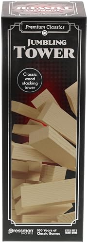 Goliath - Jumbling Tower, Stapelturm aus Holz, Brettspiel aus Holz für Kinder ab 6 Jahren, Geschicklichkeits- und Strategiespiel, 48 Blöcke, Geeignet für 1 oder mehrere Spieler Goliath - Jumbling Tower, Stapelturm aus Holz, Brettspiel aus Holz für Kinder ab 6 Jahren, Geschicklichkeits- und Strategiespiel, 48 Blöcke, Geeignet für 1 oder mehrere Spieler von Goliath