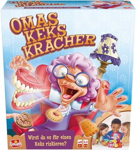 Goliath Omas KEKS KRACHER – Lustiges Gesellschaftsspiel für Kinder ab 4 Jahren, Spannendes Reaktionsspiel für die ganze Familie, Geschenkidee zum Geburtstag, Brettspiele 2 bis 4 Spieler – 15 Min Goliath Omas KEKS KRACHER – Lustiges Gesellschaftsspiel für Kinder ab 4 Jahren, Spannendes Reaktionsspiel für die ganze Familie, Geschenkidee zum Geburtstag, Brettspiele 2 bis 4 Spieler – 15 Min von Goliath