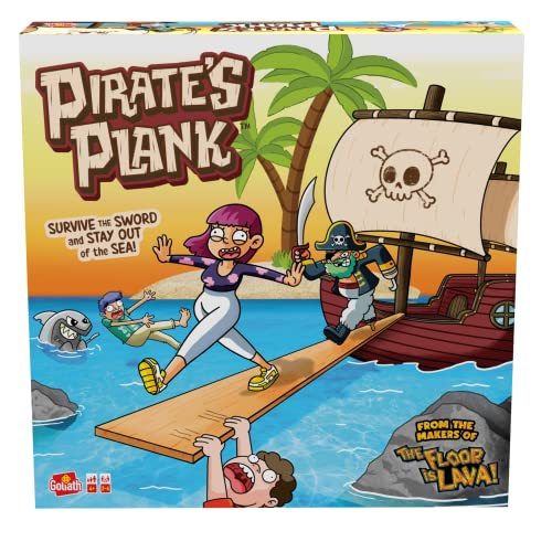 Goliath Pirate's Plank – von The Makers of The Floor is Lava, ab 4 Jahren, 2–4 Spieler von Goliath