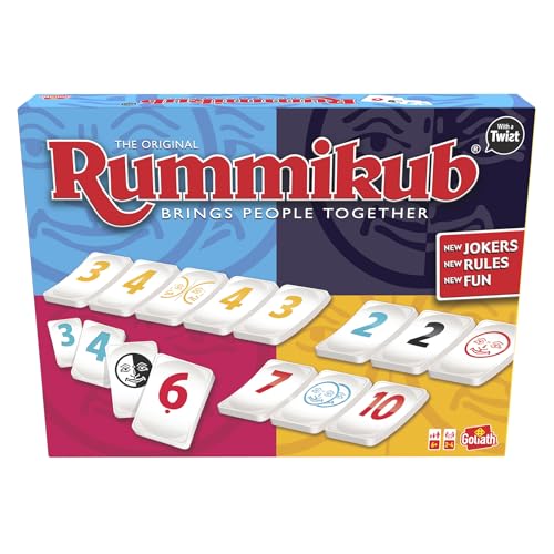 Goliath Rummikub Twist, Gesellschaftsspiel ab 6 Jahren, Gesellschaftsspiel für 2 bis 4 Spieler Goliath Rummikub Twist, Gesellschaftsspiel ab 6 Jahren, Gesellschaftsspiel für 2 bis 4 Spieler von Goliath