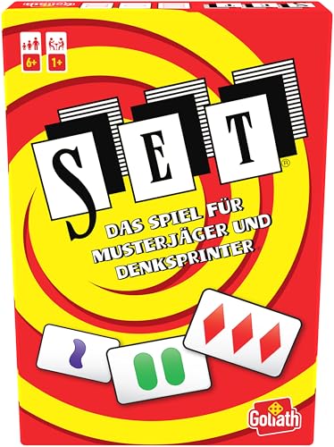 Goliath – Set (Deutsche Ausgabe), Kartenspiel ab 6 Jahren, Gesellschaftsspiel für 1-8 Spieler, Geeignet für Jung und Alt, Teste Deine Mustererkennung von Goliath