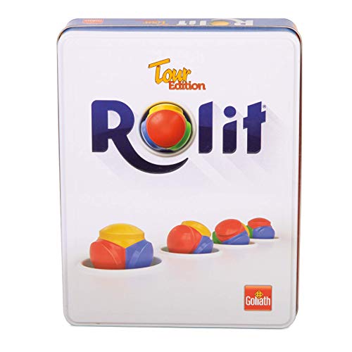 Goliath Toys 70817 Goliath-Rolit Tour Edition-Das Taktische Spiel mit dem gewissen Dreh für unterwegs-Ab 7 Jahren, bunt von Goliath
