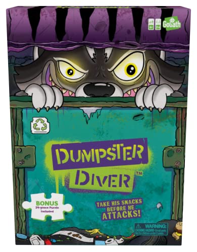 Goliath Toys 924235.004 Dumpster Taucher mit 24-teiligem Puzzle, Mehrfarbig von Goliath