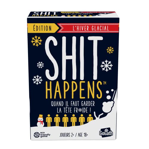 SHIT HAPPENS: L'WINTER GLACIAL – Gesellschaftsspiel für Erwachsene – Gesellschaftsspiel ab 18 Jahren – Kartenspiel zum Spielen zwischen Freunden – Kult-Abende für 2 Spieler und mehr – 30 Minuten SHIT HAPPENS: L'WINTER GLACIAL – Gesellschaftsspiel für Erwachsene – Gesellschaftsspiel ab 18 Jahren – Kartenspiel zum Spielen zwischen Freunden – Kult-Abende für 2 Spieler und mehr – 30 Minuten von Goliath