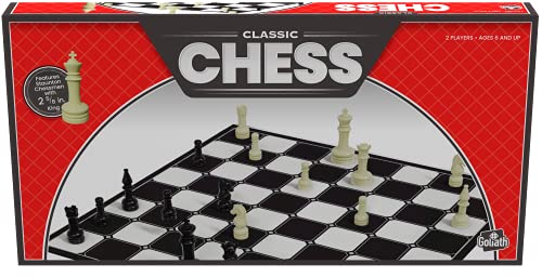 Schach mit Klappbrett und Schachfiguren in voller Größe (Amazon Exclusive) by Goliath von Goliath