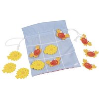Goki 56771 - Tic Tac Toe Spiel, 10-teilig, Holz/Textil von Gollnest & Kiesel GmbH & Co. KG