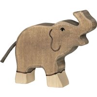 Holztiger Elefant, klein, Rüssel hoch, Holz Holztiger Elefant, klein, Rüssel hoch, Holz von Gollnest & Kiesel GmbH & Co. KG