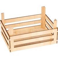 Goki 51600 - Obst- und Gemüsekiste, Holz, 3er Set, Zubehör für Kinderküche/Kaufladen von Gollnest & Kiesel GmbH & Co. KG