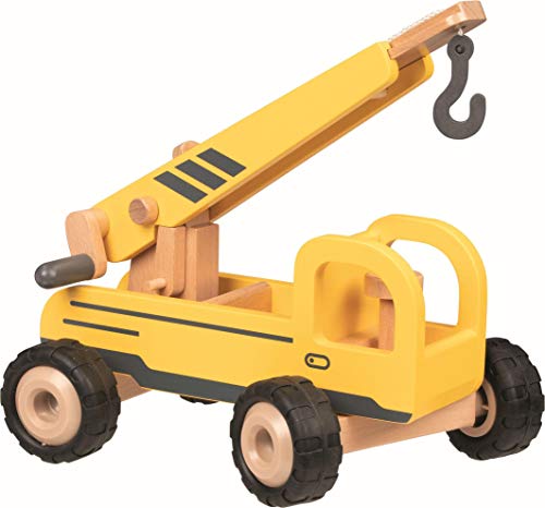 Kranwagen: 28 x 16,7 x 15,6 cm, Holz, per Stück Kranwagen: 28 x 16,7 x 15,6 cm, Holz, per Stück von goki