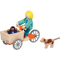 Lastenfarhrrad mit 2 Biegepuppen und Hund von Gollnest & Kiesel GmbH &