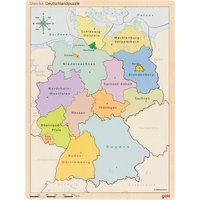 Goki 57417 - Schichtenpuzzle Deutschland von Gollnest & Kiesel KG