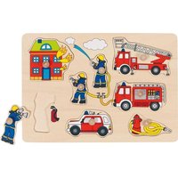 Goki 57907 - Steckpuzzle Feuerwehr von Gollnest & Kiesel KG