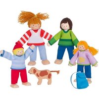 Goki 51863 - Biegepuppen Camping-Familie von Gollnest & Kiesel KG