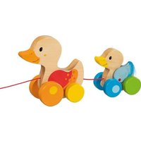 Goki 54879 - Ziehtier Entenfamilie von Gollnest & Kiesel KG