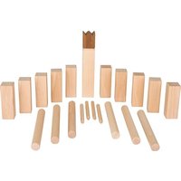 Goki 56686 - Wikingerspiel Kubb, im Baumwollbeutel, goki nature von Gollnest & Kiesel KG