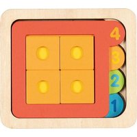 Goki 57350 - Schichtenpuzzle Zahlen und geometrische Formen von Gollnest & Kiesel KG