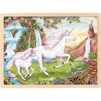 Goki 57366 - Einlegepuzzle Einhorn Goki 57366 - Einlegepuzzle Einhorn von Gollnest & Kiesel KG