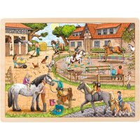 Goki 57367 - Einlegepuzzle Reiterhof Goki 57367 - Einlegepuzzle Reiterhof von Gollnest & Kiesel KG