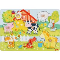 Goki 57392 - Steckpuzzle Bauernhoftiere Goki 57392 - Steckpuzzle Bauernhoftiere von Gollnest & Kiesel KG
