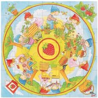 Goki 57442 - Wir pflanzen Erdbeeren, XXL-Puzzle, 49 Teile von Gollnest & Kiesel KG