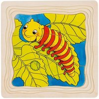Goki 57523 - Schichtenpuzzle Die Raupe von Gollnest & Kiesel KG