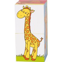 Goki 57725 - Würfelpuzzle Tiere von Gollnest & Kiesel KG