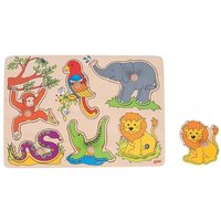Goki 57862 - Soundpuzzle Zootiere, mit Tierstimmen von Gollnest & Kiesel KG