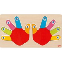 Goki 57875 - Einlegepuzzle Hände von Gollnest & Kiesel KG