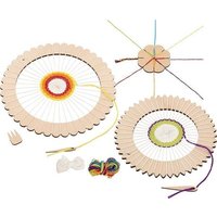 Goki 58685 - Bastelset Rundwebrahmen und Knüpfblume von Gollnest & Kiesel KG