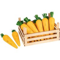 Goki Möhren, Karotten, in Holzkiste Stiege, Holz, für Kaufladen von Gollnest & Kiesel KG