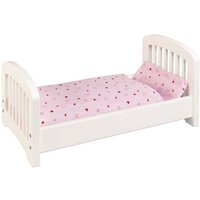Goki Puppenbett, Holz, weiß lackiert, xx cm von Gollnest & Kiesel KG