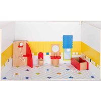 Goki Puppenmöbel Badezimmer, Holz Goki Puppenmöbel Badezimmer, Holz von Gollnest & Kiesel KG