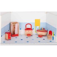 Goki Puppenmöbel Badezimmer für Puppenhaus von Gollnest & Kiesel KG