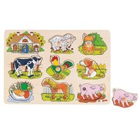 Goki Steckpuzzle Bauernhof von Gollnest & Kiesel KG